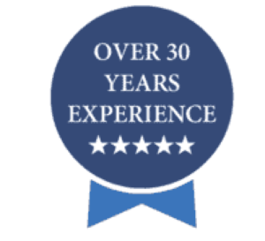 Over 30 Years Experience